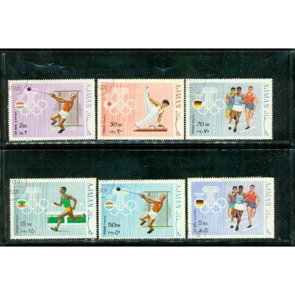 Ajman Olympics , 6 stamps