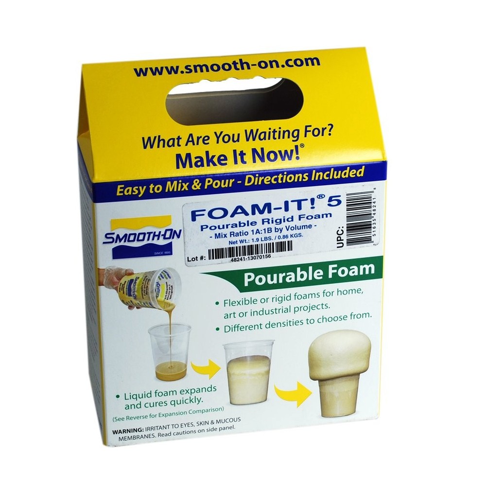 Foam-iT! 5 - Rigid Polyurethane Foam - Pint Unit Unit, Beige