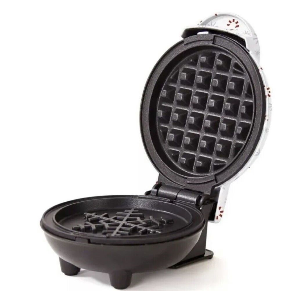 Dash Snowflake Mini Waffle Maker Xmas Holiday