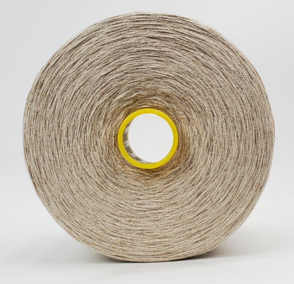 Venne BIO-GOTS Beige Cotton Thread Big Roll
