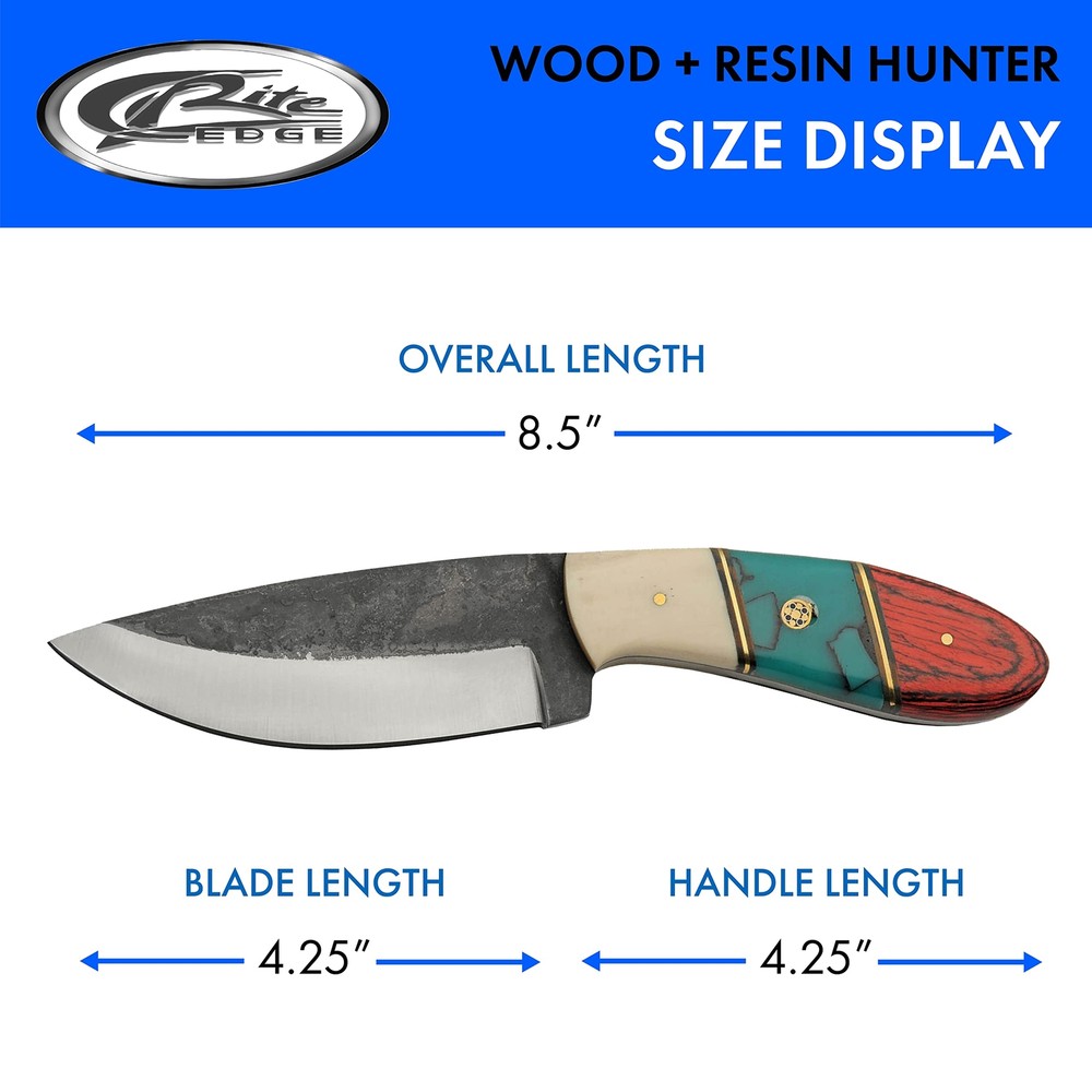 New Rite Edge Redtail Hunter Fixed Blade Knife 203439