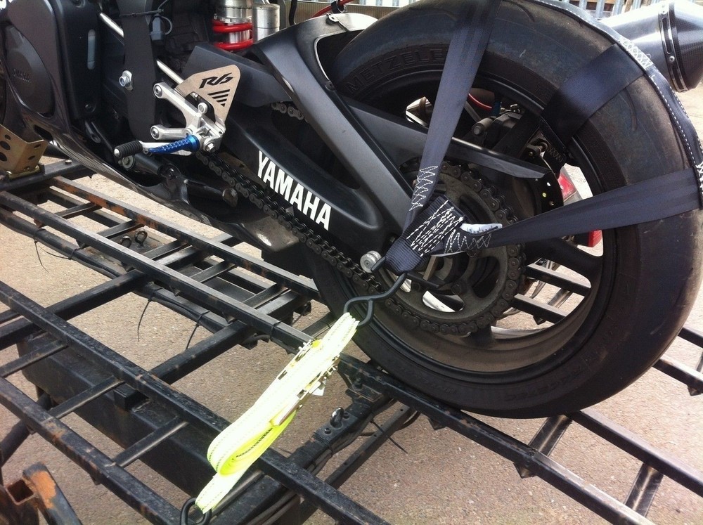 Transport Tie-Down Wheel Strap Motorbike Light,Strong Polyester webbing Strap