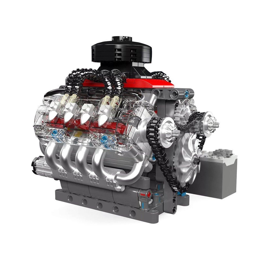 V8 Engine Motor Engineering Model Easy To Assemble With Strong Clamping Force