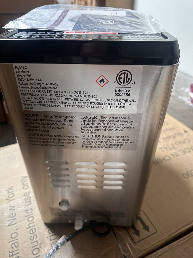 Technique 72-lb Large capacity Countertop Nugget Ice Maker Model 595