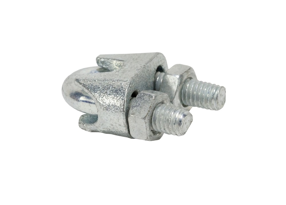 1/4" Galvanized Malleable Wire Rope Clips (75-Pack)