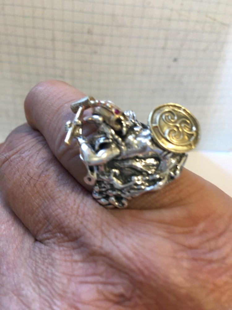 Mighty Thor warrior ring sterling silve