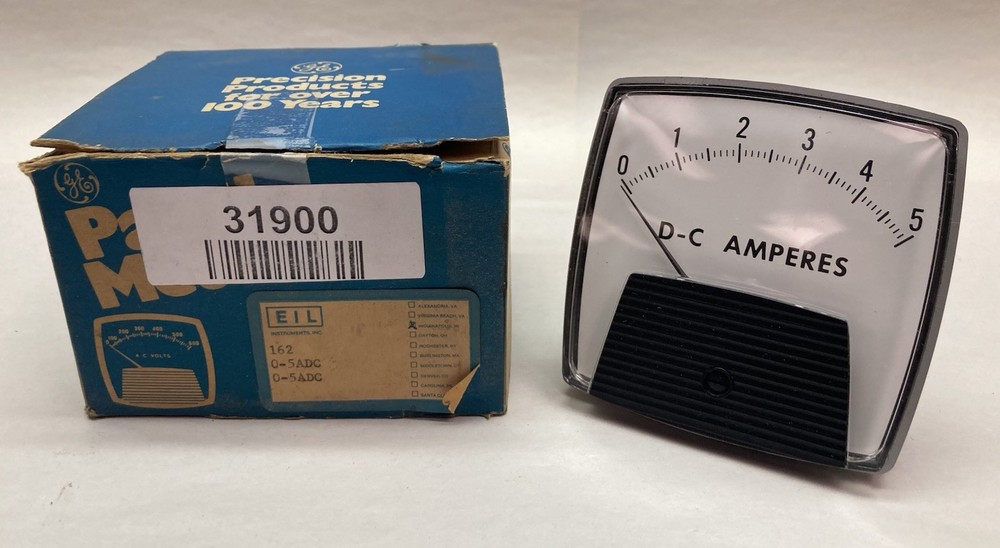 Eil,162,Panel Meter 0-5 DC Amperes