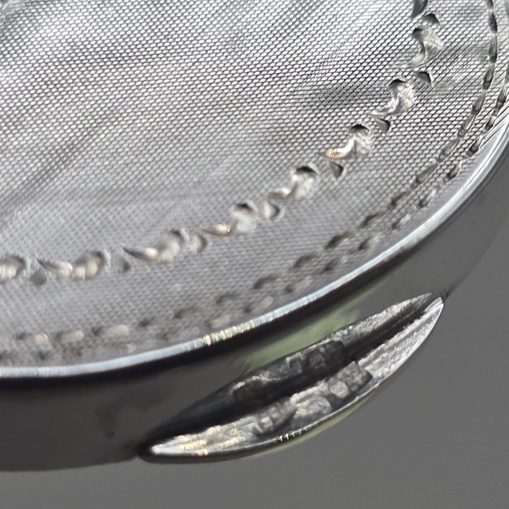 Antique Continental 800 Silver Pill Box Snuff Box