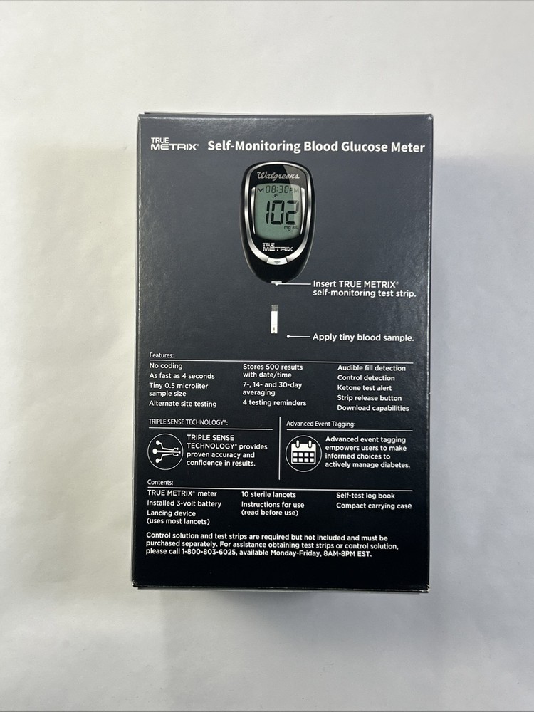 Walgreens True Metrix Premium Blood Glucose Meter EXP 10/2029