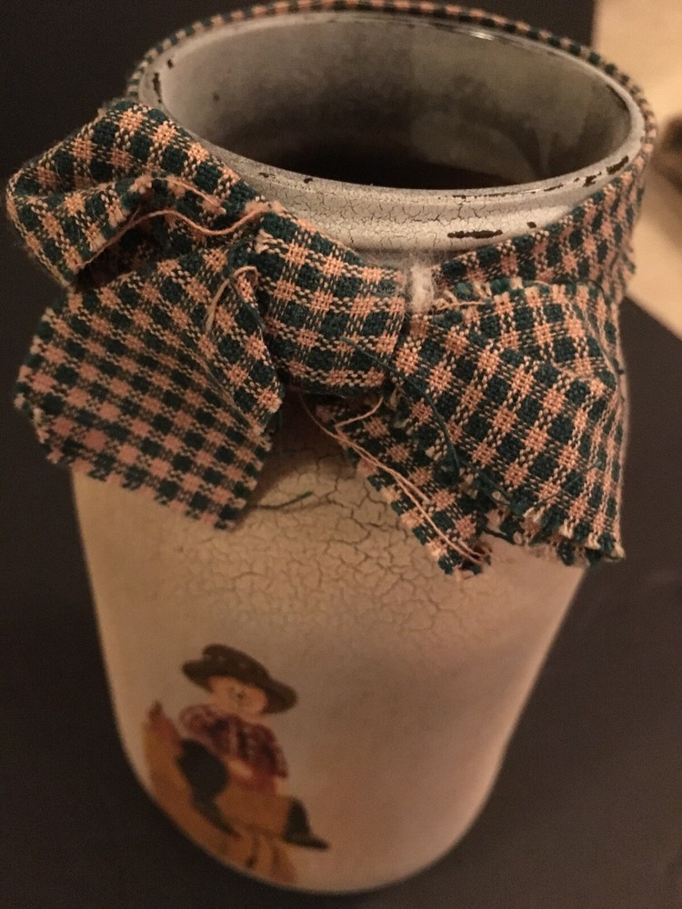 Mason Jar Painted Scarecrow Fall Decor