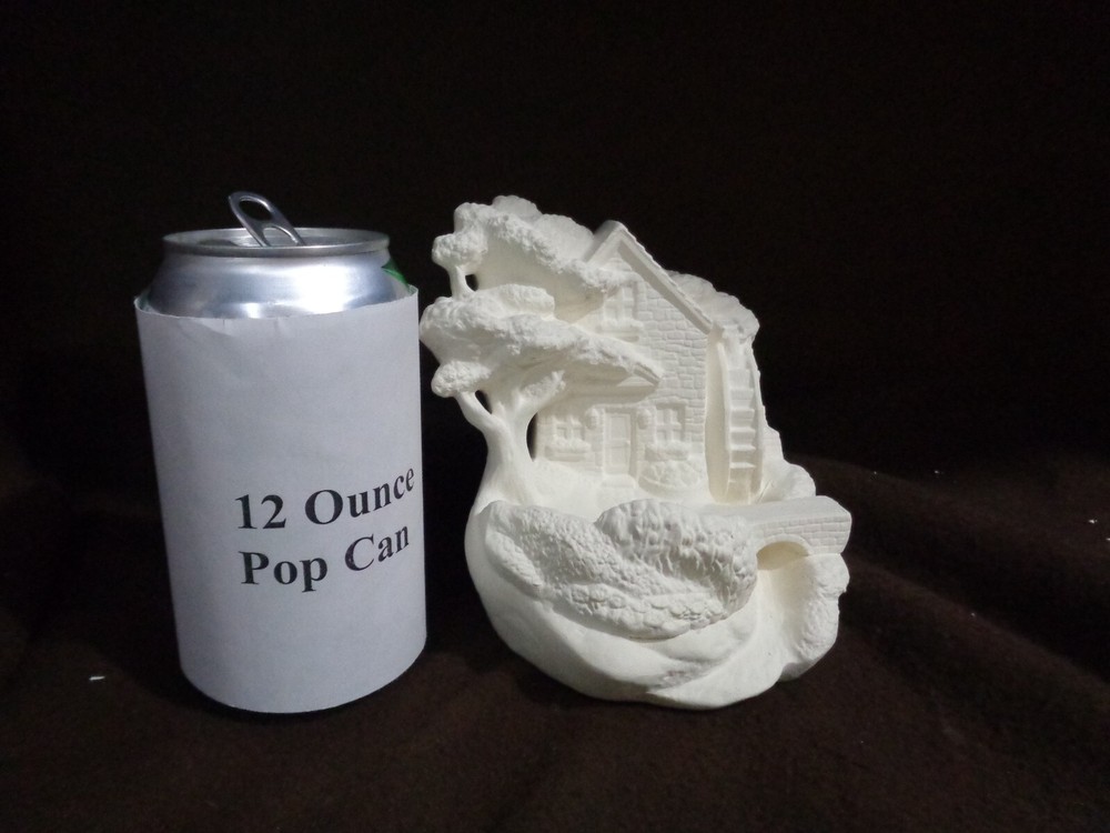 E758 - Ceramic Bisque 5"  Mill - Tractor - Barn Nightlight - U Paint