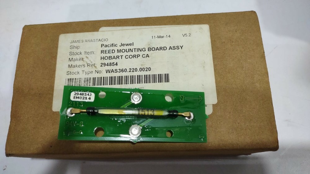 Hobart 294854 Reed Mounting Board Assembly
