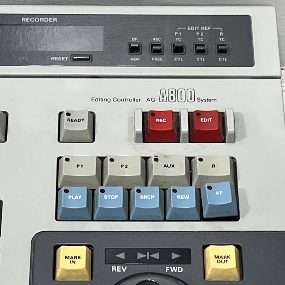 Panasonic AG-A800 Commercial Editing Controller System Powers On Untested *Read*