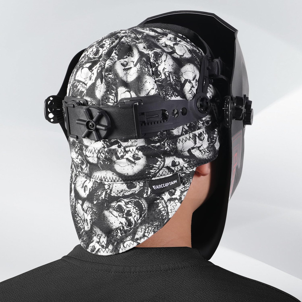 Reversible Welding Cap, 8 Panel Protective Cap, 10 oz Fireproof Cotton Comforts