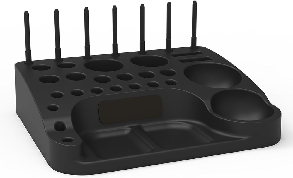 Aventik ABS Fly Tying Tool Caddy Desktop Organizer Soft MagnetThread Spool Stand