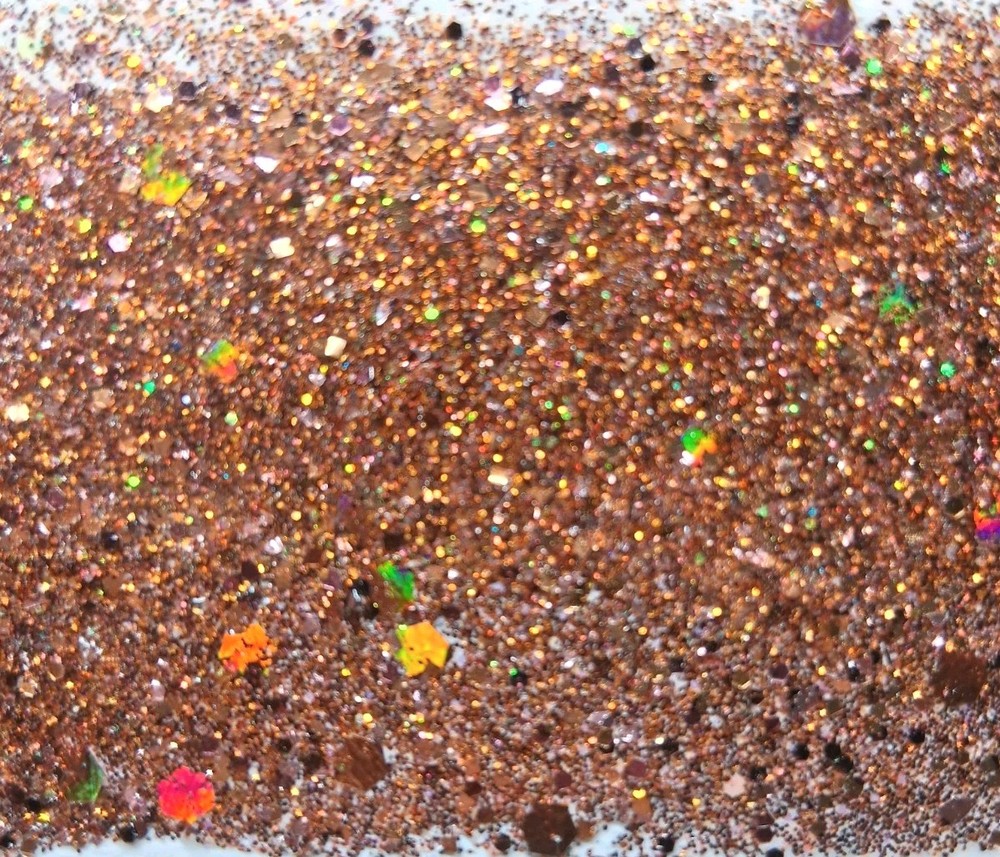 1 TSP Chunky Glitter Mix, BROWN