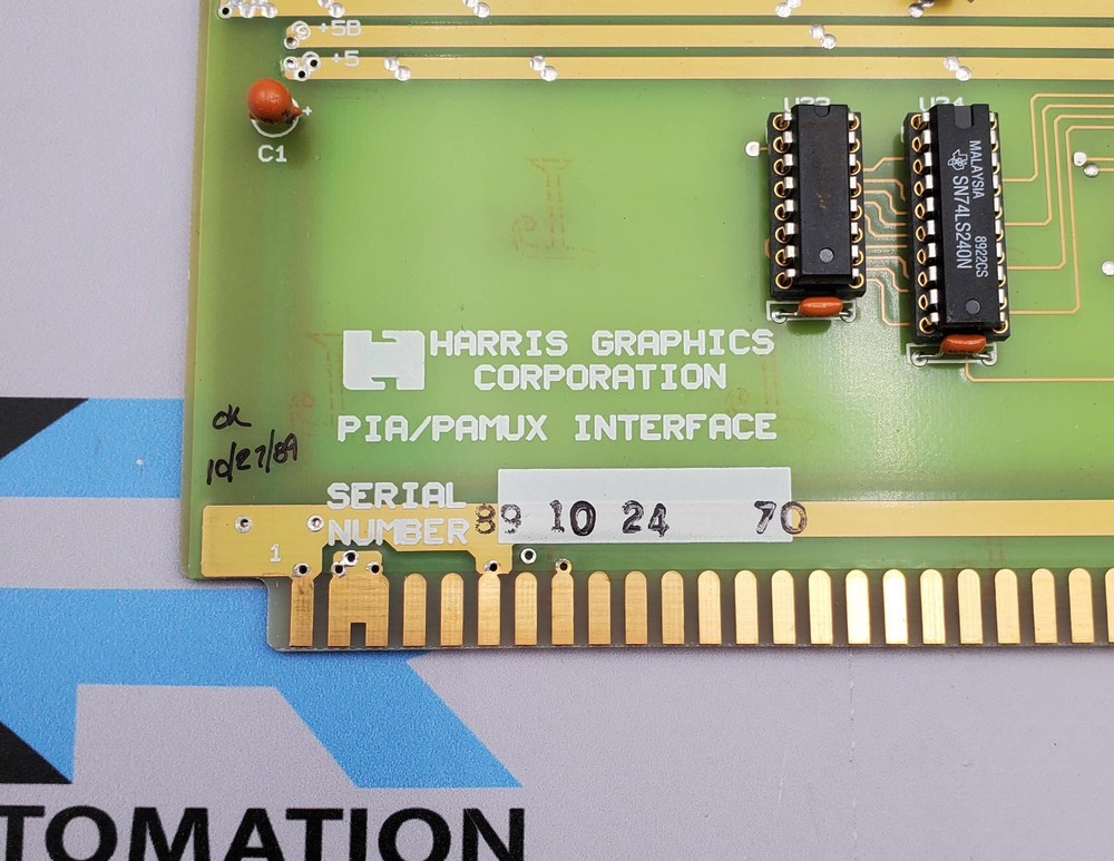 Harris Graphics SE80SS130 Interface Board