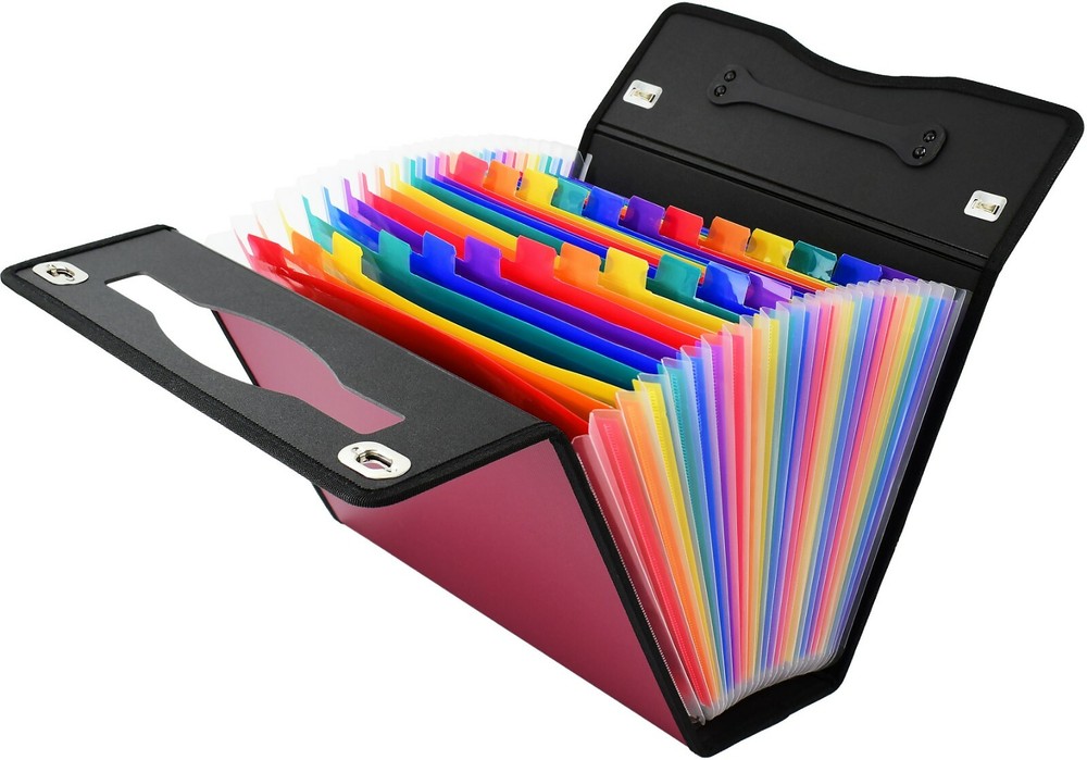 Accordian file folder organizer Expanding File folder Document holder file box
