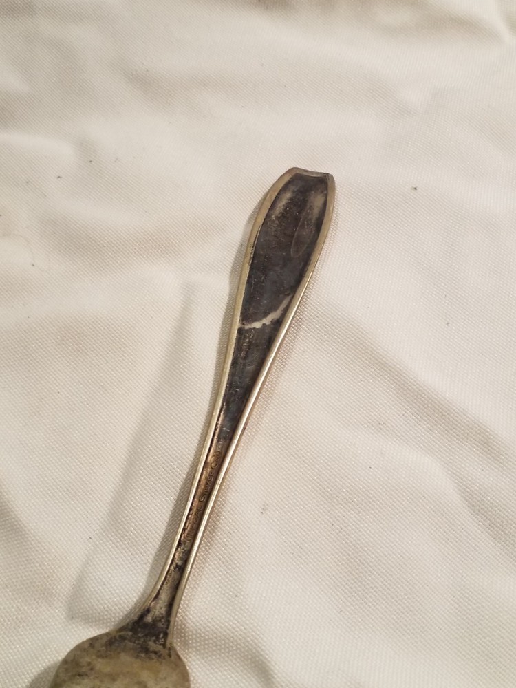 Regal Silver Co. Vintage Silver Dinner/ Table Fork 7.5" Tarnished Antique Fork