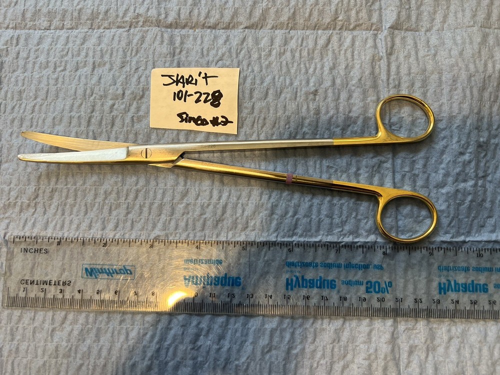 Jarit Carb Edge 101-226 Scissors Gold Handle