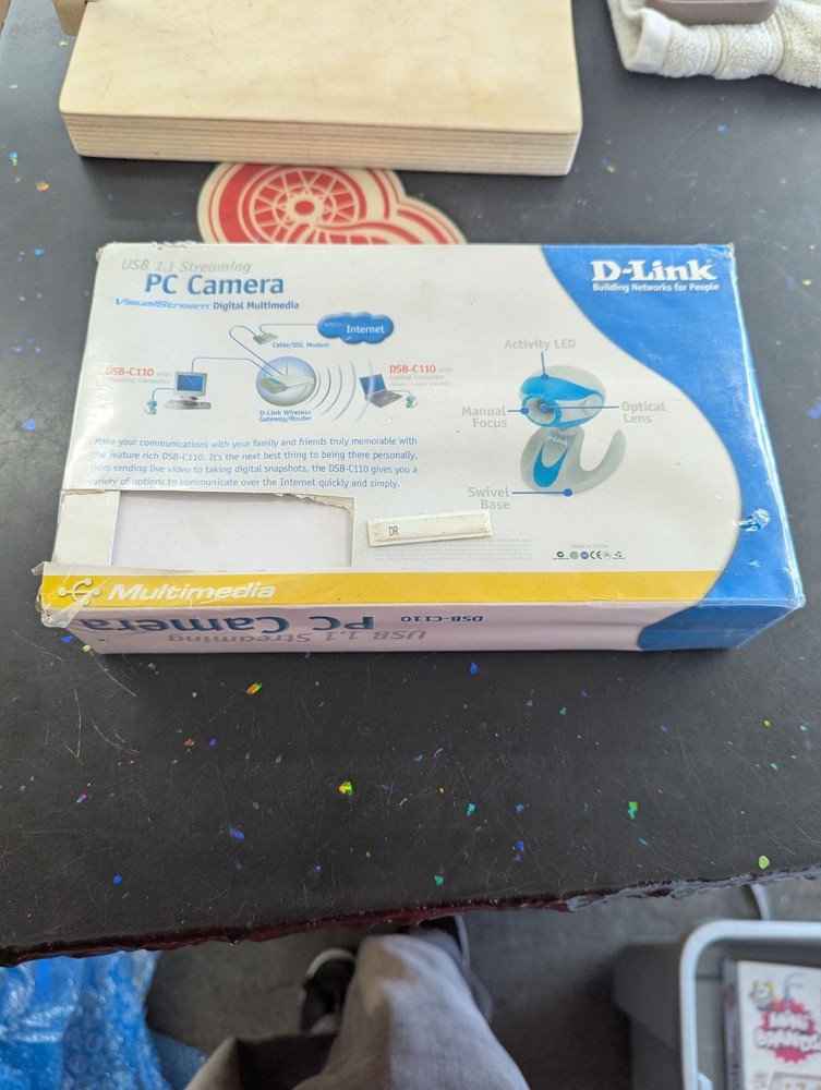 D-Link USB PC Camera DSB-C110 VisualStream Digital Multimedia 352x288 Resolution