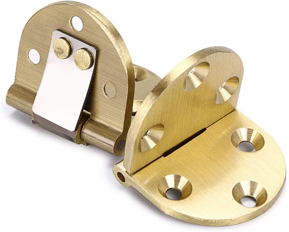 2 Pcs Solid Brass Hinges, Drop Front Desk Drawer Butt Hinge for Table Sewing