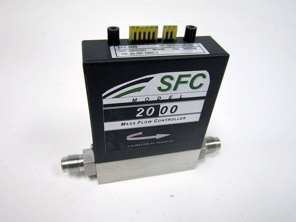 SFC 2000 MASS FLOW CONTROLLER MFC 20-AR-100C-2 100 NCCM ARGON AR