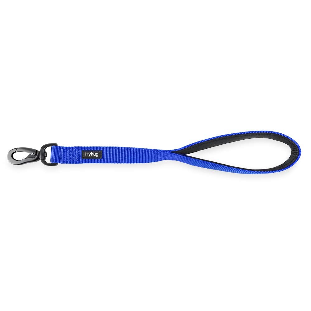 Durable and Comfy 18'' Nylon Short Leash with Super Soft Neoprene Lined Handl...