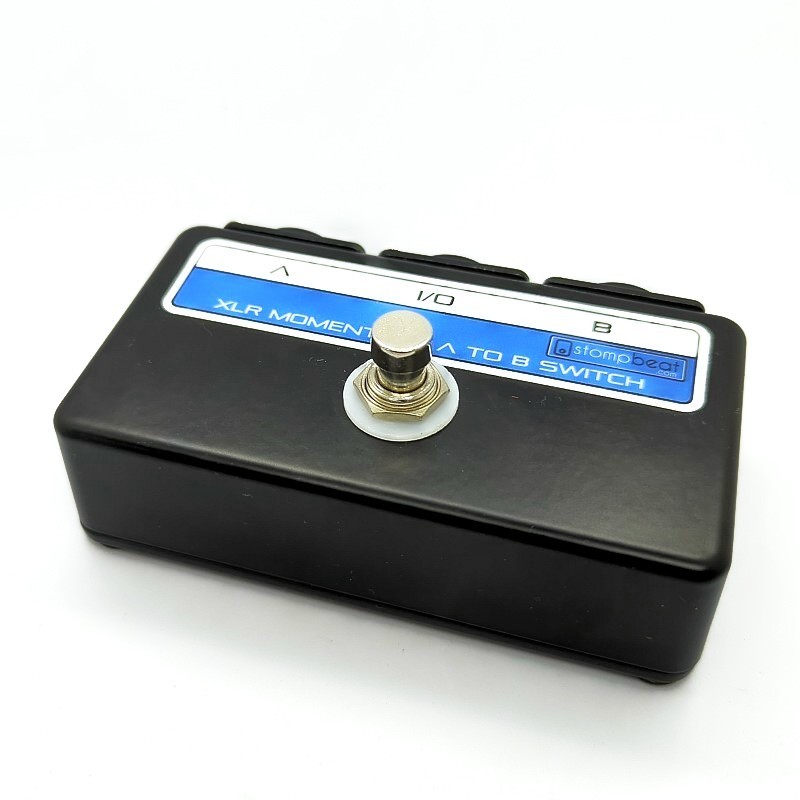 XLR MOMENTARY AB SWITCH PEDAL 1F2M - POPLESS