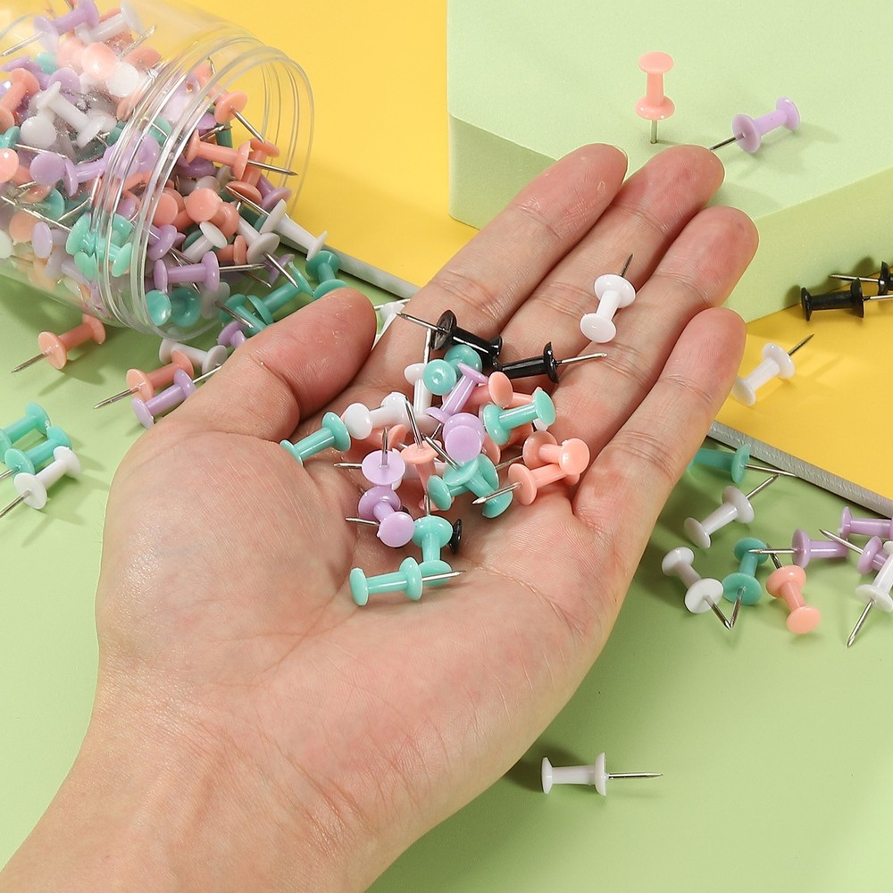 Drawing Tips, Plastic Head with Steel Tip, 200Pcs, Purple