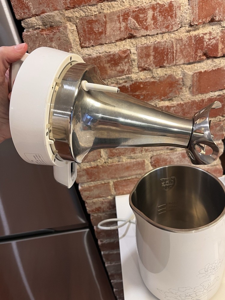 Joyoung Soy Milk Maker Stainless Steel White Gold Multi-Function TESTED