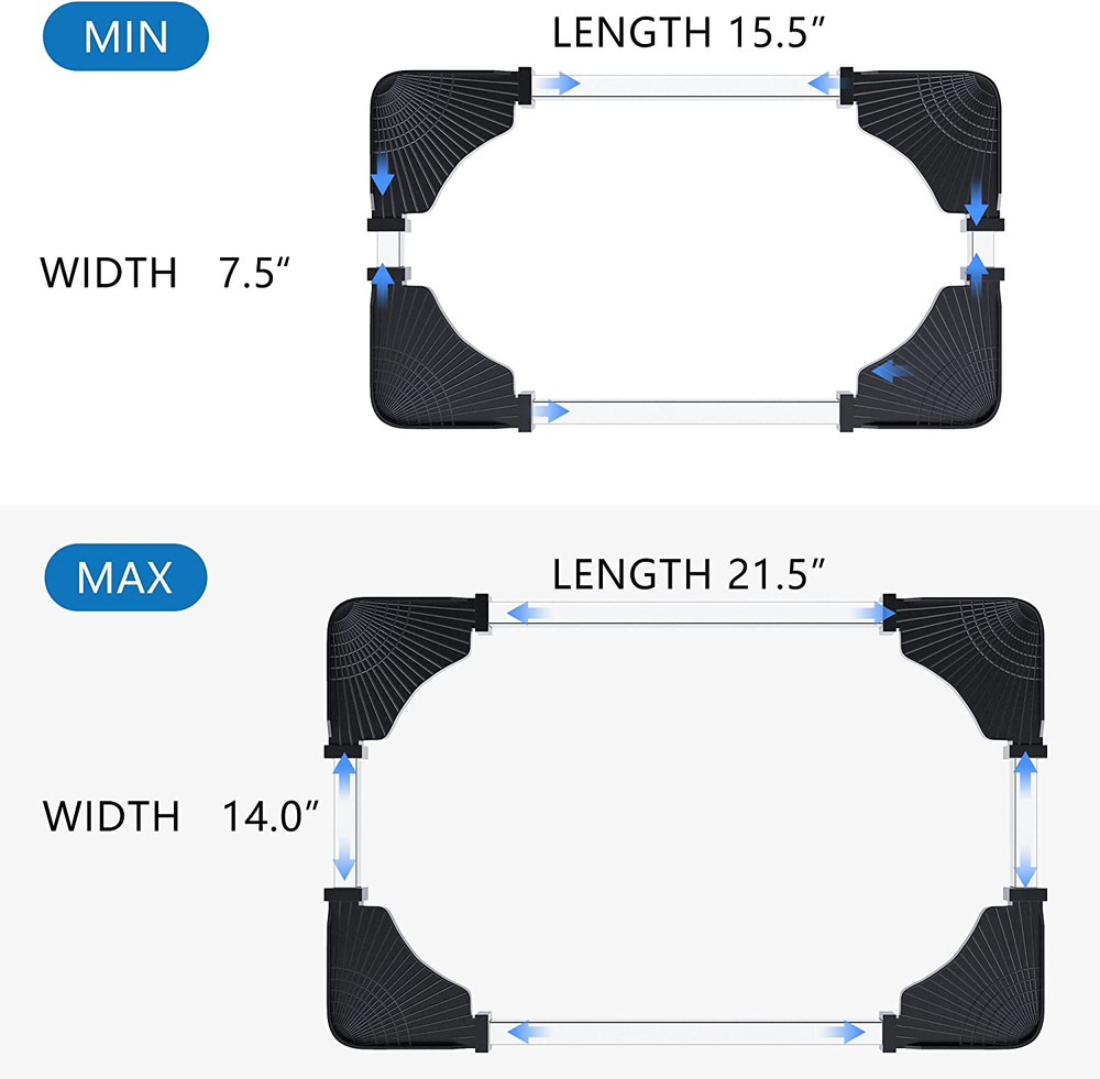 Computer Tower Stand - Adjustable PC Stand for Most Desktop Towers