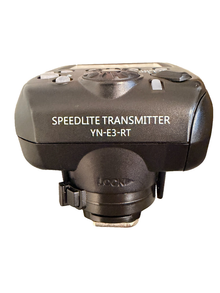 Yongnuo YN-E3-RT Wireless Speedlite Transmitter Trigger for Canon Working & Box