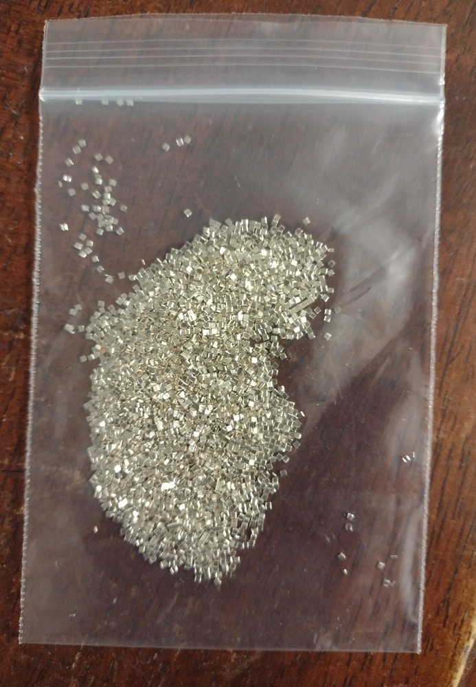 10 Grams Clipped Precut Silver Solder for Jewelry, Precut Tiny Square Chips
