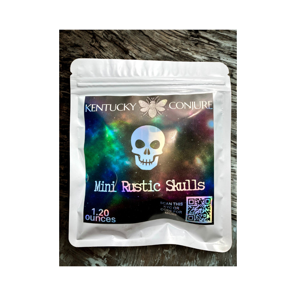 Rustic Mini Skull Wax Melts – Forest Scented – Gothic Wicca Witchcraft Décor
