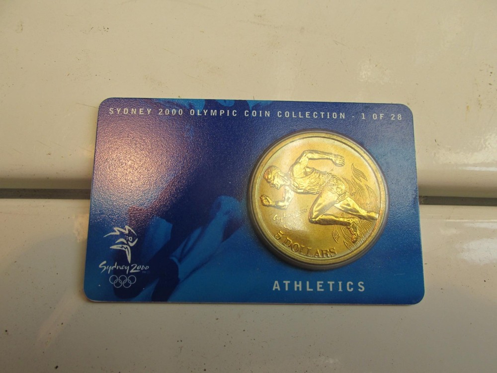 2000 RAM $5 Sydney Olympics Athletics Uncirculated Coin