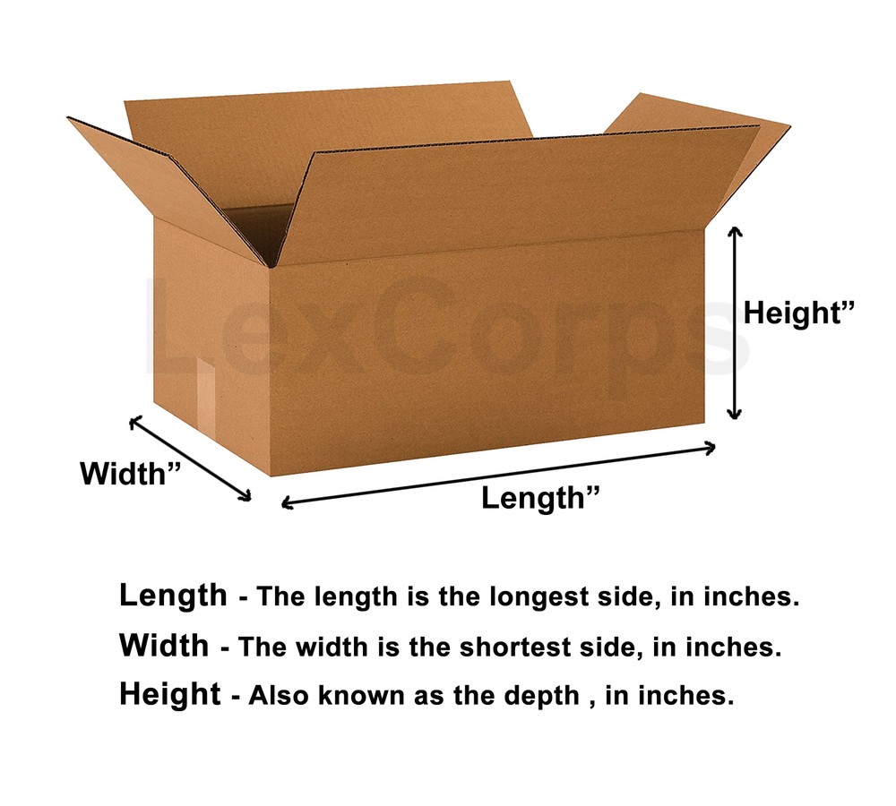 15x10x4 SHIPPING BOXES STRONG 32 ECT 25 Pack