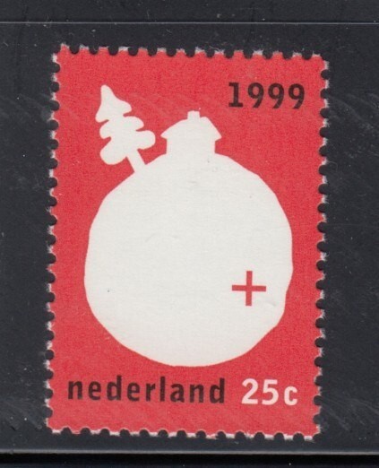 NETHERLANDS Stylized Tree on Globe MNH stamp