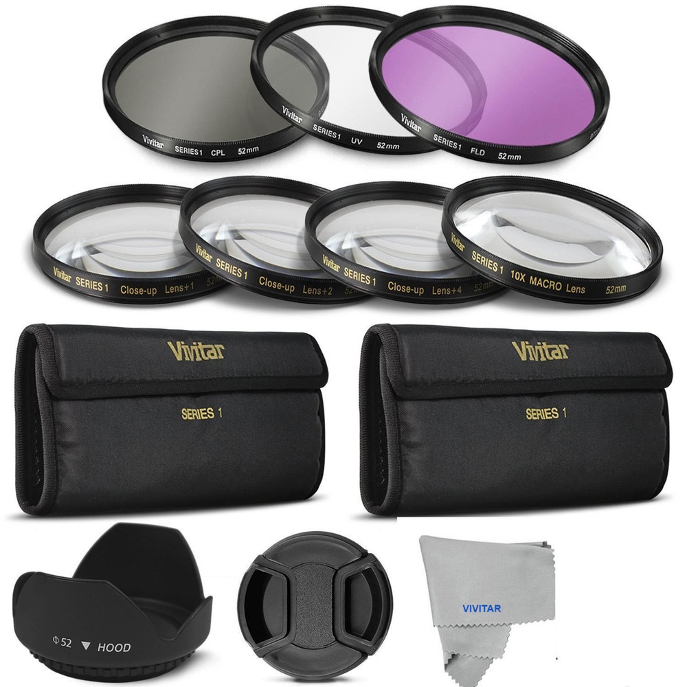 Nikon D3200 D3300 Everything You Need Accessory Kit 52MM Filter Bundle +2 ENEL14