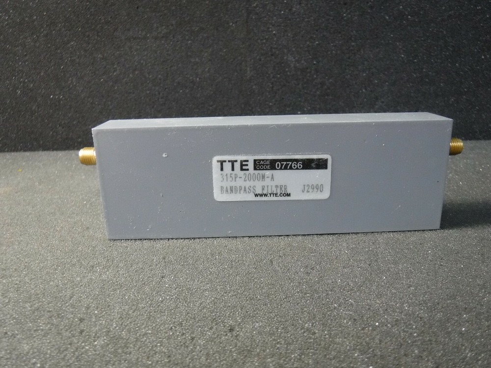 TTE 315P-2000M-A 07766 BANDPASS FILTER
