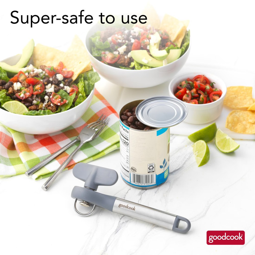 GoodCook PRO Safecut Can Opener Smooth Edge No Sharp Lid