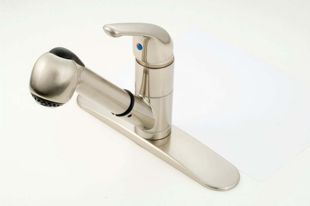 American Brass SL1000N Pull-Out Kitchen Faucet Single Handle