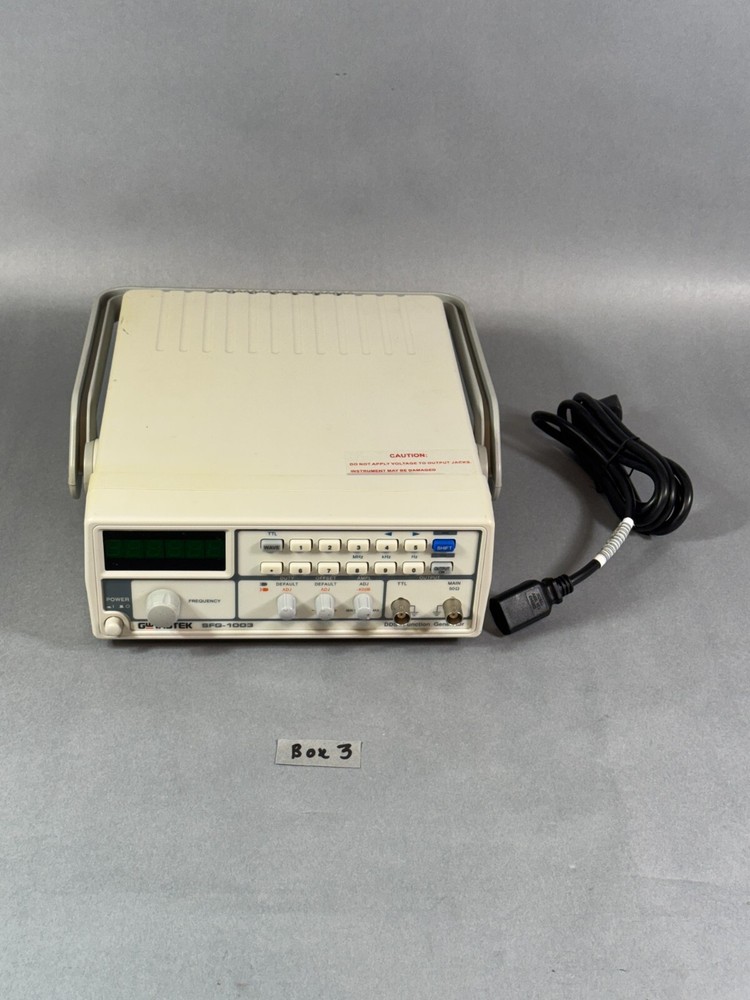 Instek SFG-1003 DDS Function Generator, 3 MHz