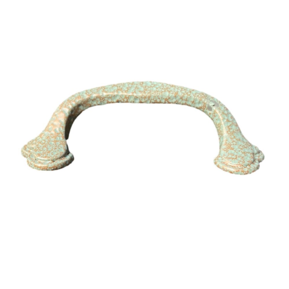 3" Rustic Bail Style Pull With Verdigris Finish