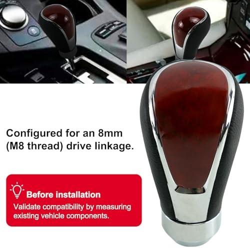 Universal Shift Knob Leather Car Gear Stick Shifting Knobs Compatible with