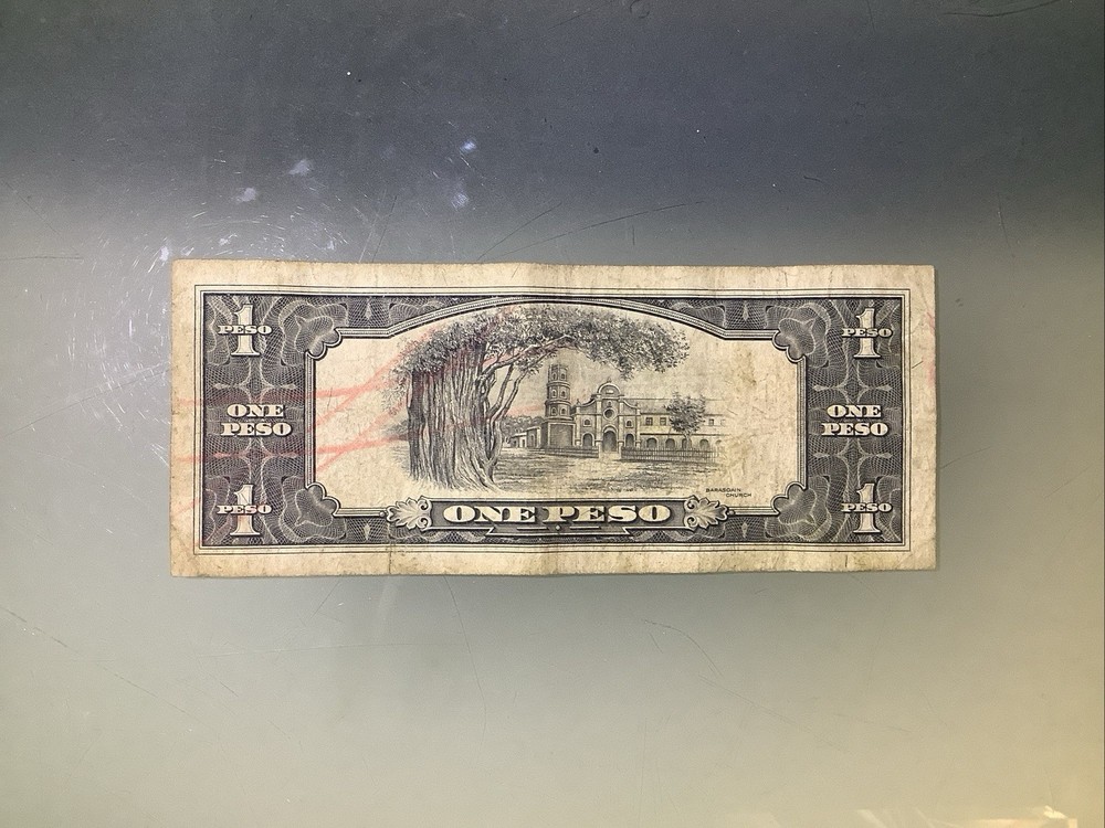 Philippines 1 Peso 1949 Circulated