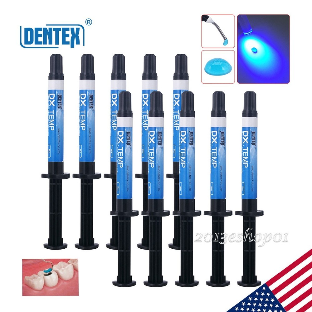 Dentex Dental Temp Flow Light Curing Temporary Filling Composite Material