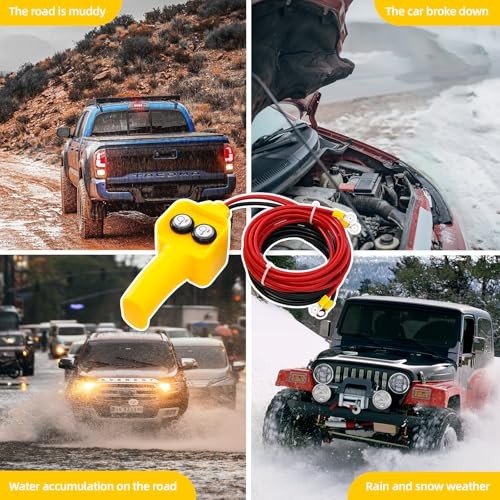 Winch Hand Control Assembly, Winch Remote, Winch Controller, 12V Electric