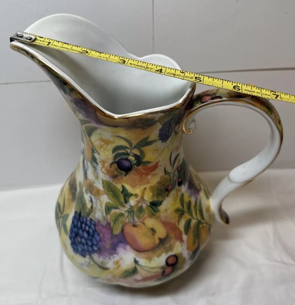 Royal Danube Pitcher ~ Fruit and Berries ~ Serveware ~ Home Decor