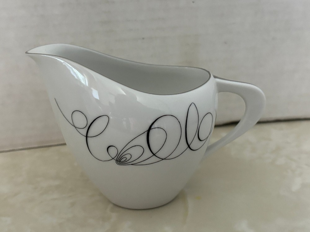 Sango Contemporary 6504 Rare Squiggles Pattern Tea Coffee Creamer